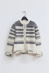 SWAYING/KNIT Beaded Pendant Jacket SW22AW1T94 White/Black Brown